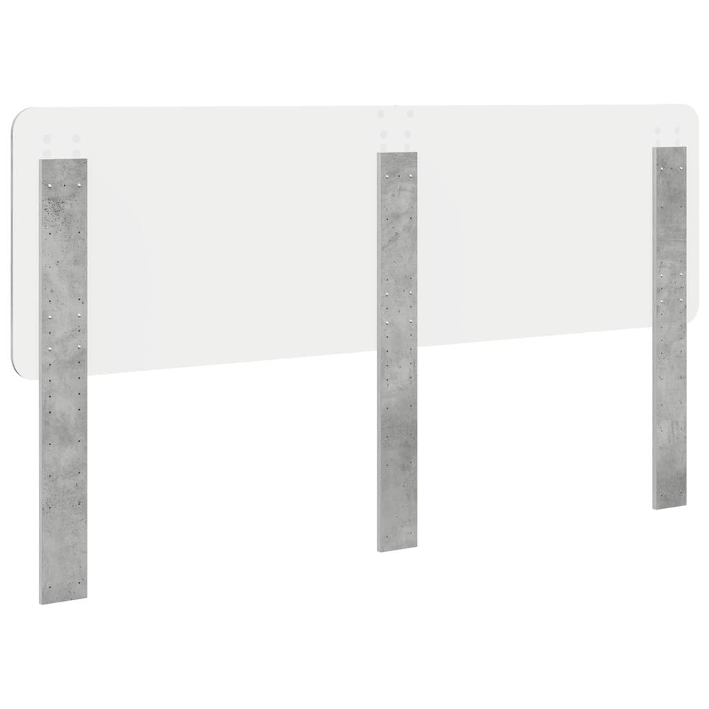 Headboard Concrete Grey Particleboard
