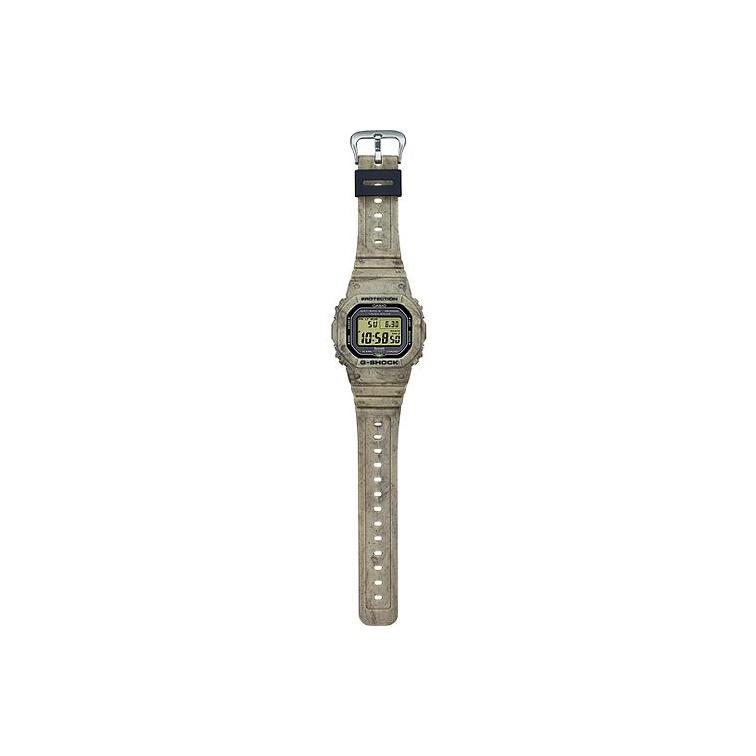 Casio Серия G-Shock Универсальные кварцевые часы Водонепроницаемые Спортивные Повседневные Солнечный кварцевый механизм Ремешок из смолы Унисекс часы Желтые GW-B5600SL-5JF