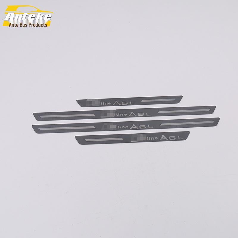 19 A6L Sill Trim Decorative Sequins & Welcome Pedal Protector