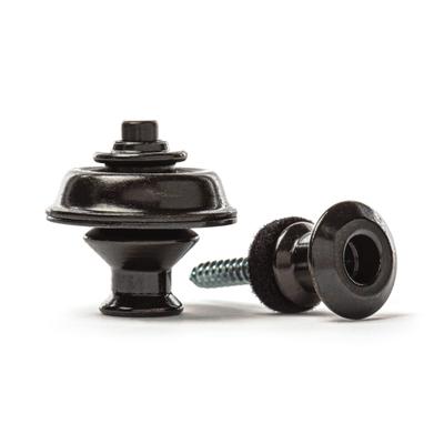 JIM DUNLOP Замок для ремня SLS1033BK ЧЕРНЫЙ Двойной дизайн Черный