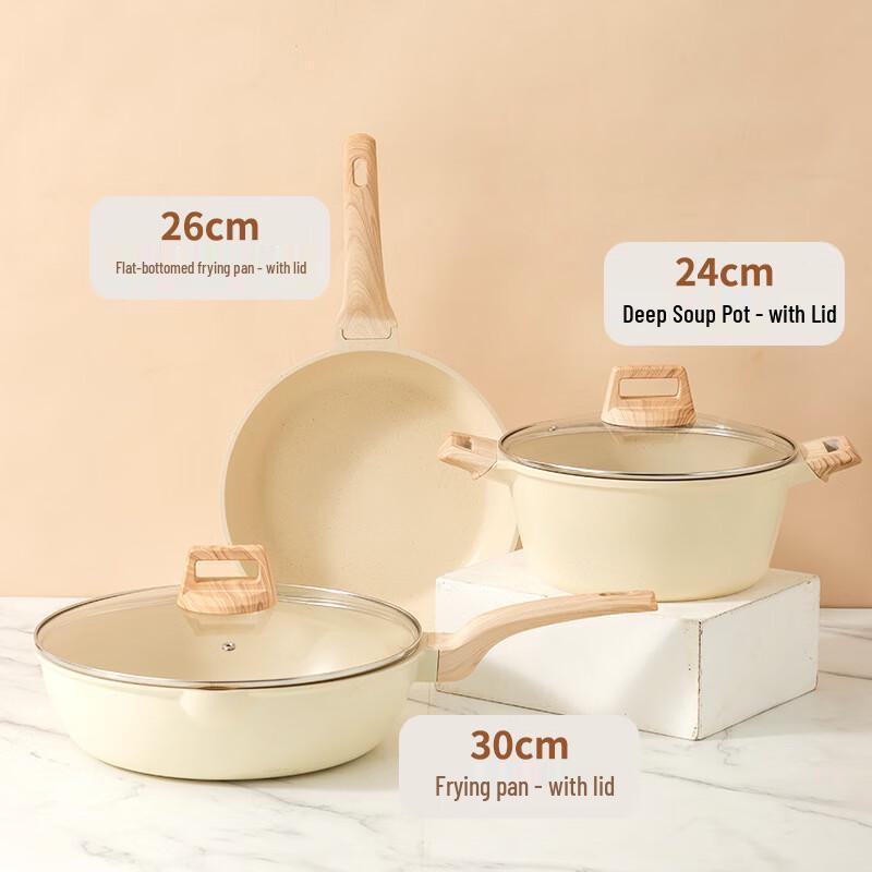 Triceratops Maifan Stone Non-stick Cookware Set