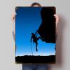 Climbing Metal Poster Custom Wall Art Retro Vintage Tinplate Signs for Man Cave Gaming Room Decoration Aesthetic Bathroom Decor
