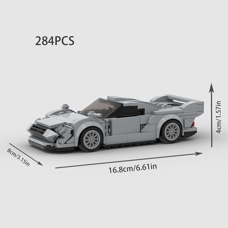 MOC Скоростной Спортивный F1 Городской Гоночный Автомобиль AE86 Строительные Блоки Кирпичное Транспортное Средство Суперкар Форсаж1 MK4 Supra Детские Игрушки Мальчик