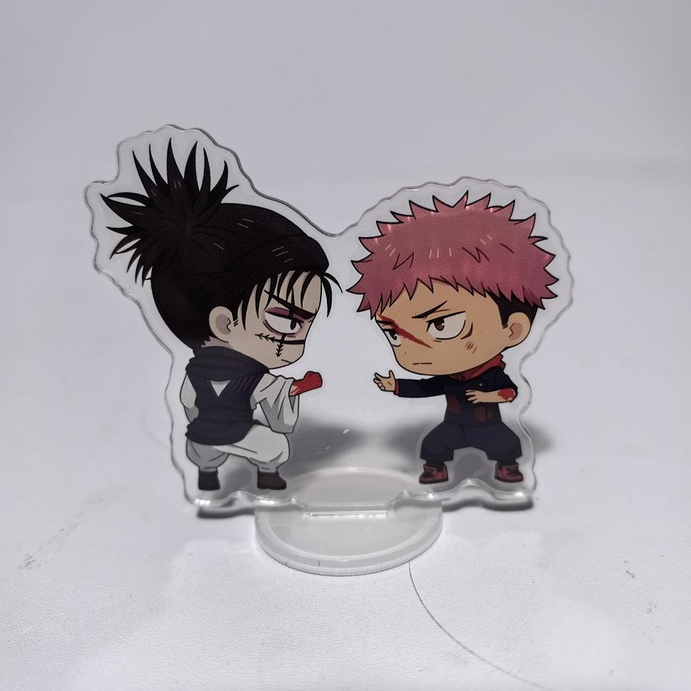 8 см Аниме-аксессуары Jujutsu Kaisen Сатору Годжо Нанами Кенто Мини-подставка Акриловые украшения Коллекции моделей Куклы Фигурки Подарки