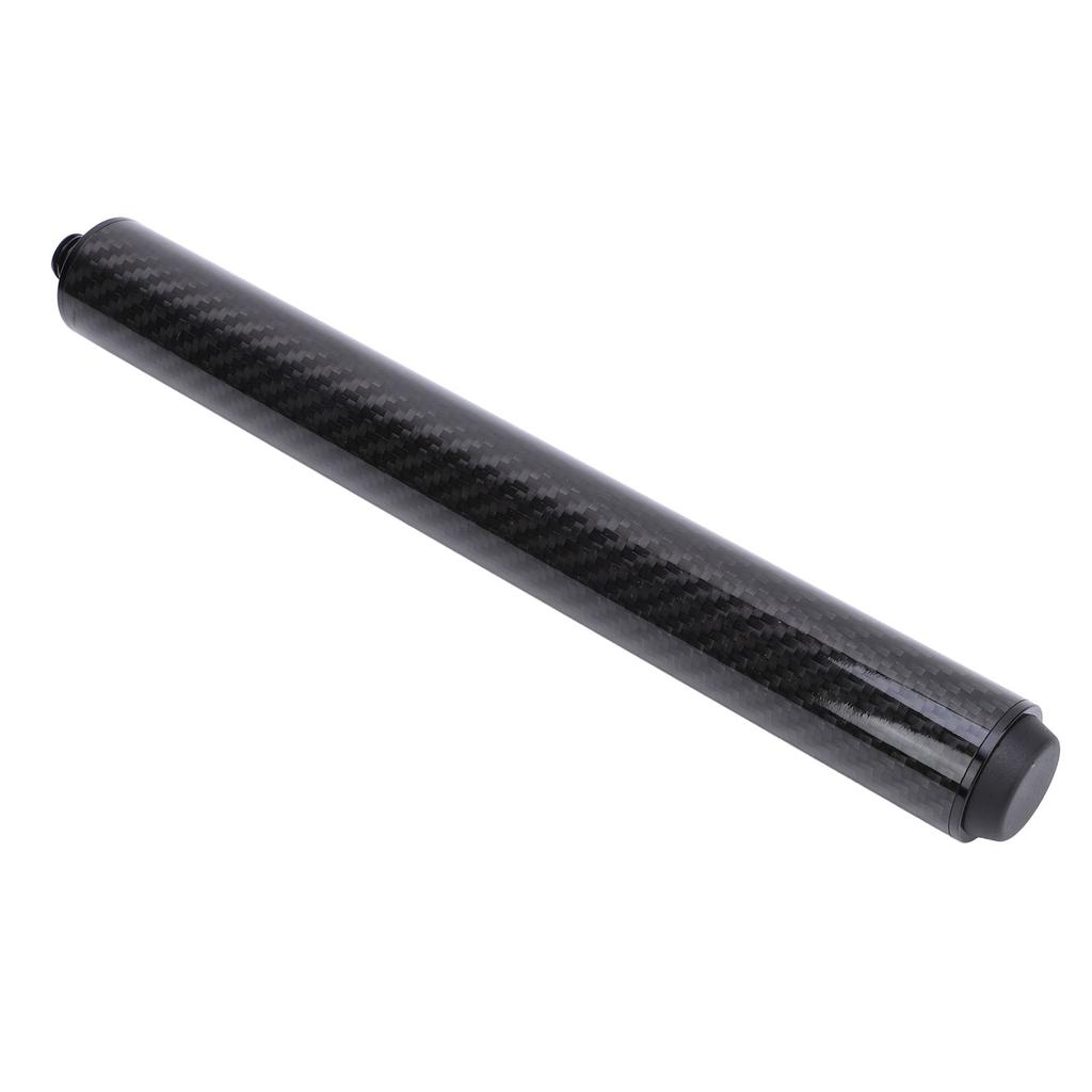 10 Inch Billiard Pool Cue Extension Carbon Fiber Billiards Pool Cue Extender with Rubber End Cap