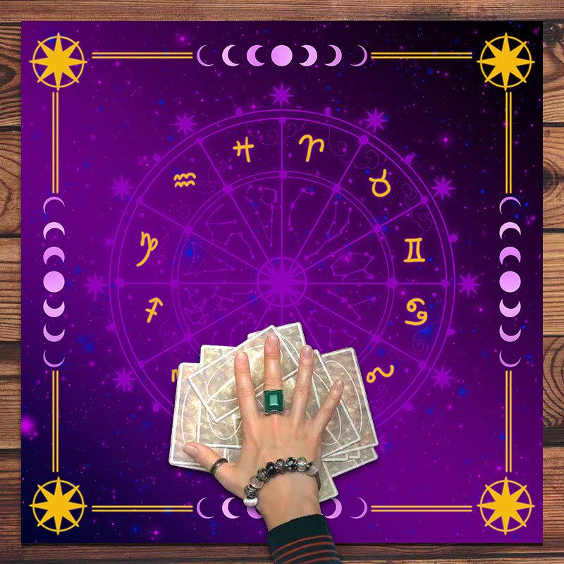 Нескользящая износостойкая скатерть Таро для украшения комнаты