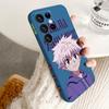 Анимация Hunter×Hunter для Samsung S24 S23 S22 S21 S20 Fe S10 Note 20 10 Ultra Lite Plus Liquid Left Rope Phone Case