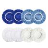 8pcs Car Polishing Pad Bonnet Set Microfiber Cotton Wool Coral Fleece Buffing Pad Cover for 6in Car Polisher