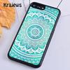 Krajews Чехол-накладка в индийском стиле с яркой мандалой для iPhone 17 Air 16 15 14 plus 11 12 13 pro max coque Fundas