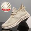 Men's Shoes 2024 New Summer Breathable Casual Sports Mesh Shoes Running Soft-soled Fly-woven Mesh Men's Trendy Shoes