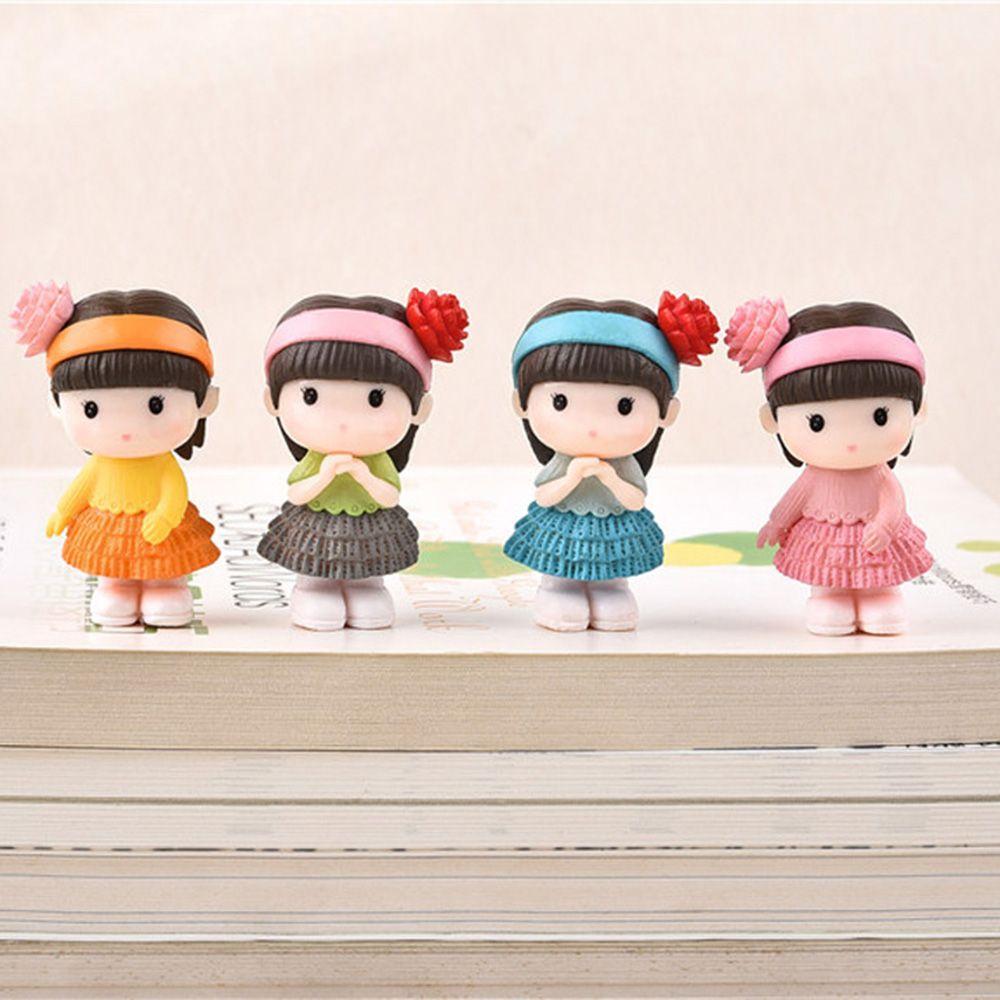 Girl Cute Statue Fairy Resin Craft Landscape Accessories Mini Ornaments Miniature Bonsai Figurine