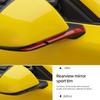 Для Ford Mustang GT 2026 2026 Углеродное волокно Накладка на полоску зеркала заднего вида Наклейка против столкновений Аксессуары для защиты экстерьера автомобиля