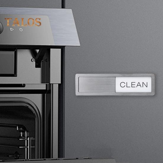 Clean Dirty Dishwasher Magnet Easy-to-Slide Strong Magnet Sign Kitchen Clean Dirty Sign for Home Restaurants Dishwasher