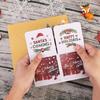 Christmas 3D Pop Up Greeting Card Santa's Coming Holiday Gift Card for Women Men Kids Husband Wife Mom Dad Daughter