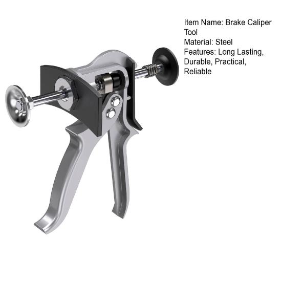 Инструмент для сжатия тормозного суппорта с ручкой для сжатия, высокая прочность, компактный, портативный, универсальный