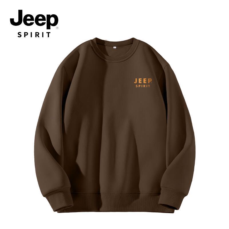 Мужская и парная свободная вязаная толстовка JEEP SPIRIT с круглым вырезом