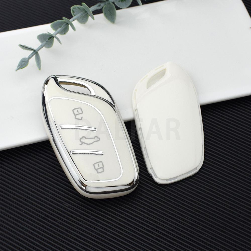 Для Roewe Rx3 Rx5 Rx8 Erx5 I6 I5 Для Mg 4 Mg4 Ev Mg Hs Gt Zs Ev Zx Mg5 Mg6 Чехол-футляр для брелока с 3 кнопками из ТПУ
