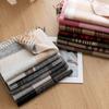High End Atmosphere Scarf British Style Imitation Cashmere Scarf Winter Plaid Warm Tassel Scarf Versatile for Men and Women