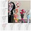50pcs Portable Flowers Packaging Plastic Bags Transparent Bouquet Wrapping Paper  Wedding Party