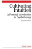 Книга Cultivating Intuition : A Personnel Introduction To Psychotherapy