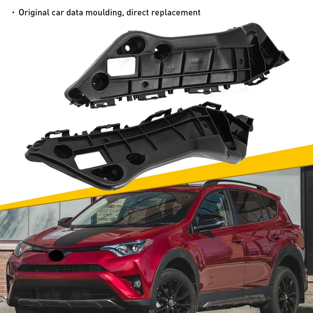 2 шт. Левый+Правый Кронштейн крепления бампера Подходит для Toyota RAV4 2006 2007 2008 2009 2010 2011 2012 2013 2014 2015 2016 2017 2018