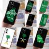Чехол для телефона с флагом Королевства Саудовская Аравия для Samsung Galaxy A54 A34 A14 A15 A25 A35 A55 A53 A33 A13 A52 A32 A12 A51 A71