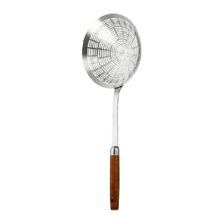 Практичная шумовка Стальная шумовка для слива и жарки Кухонная утварь