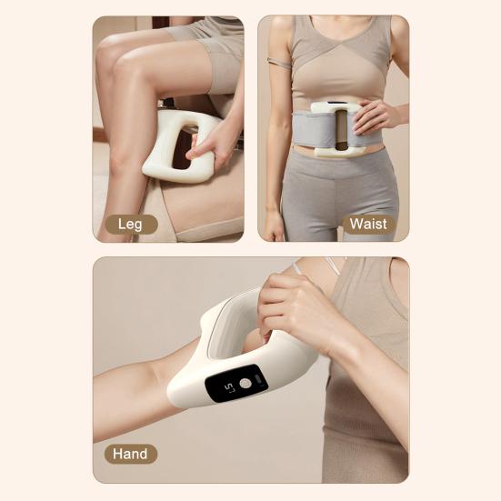 Электрическое кольцо для фасциального массажа, 5 регулируемых уровней интенсивности, облегчение мышц, сжигание жира, беспроводное