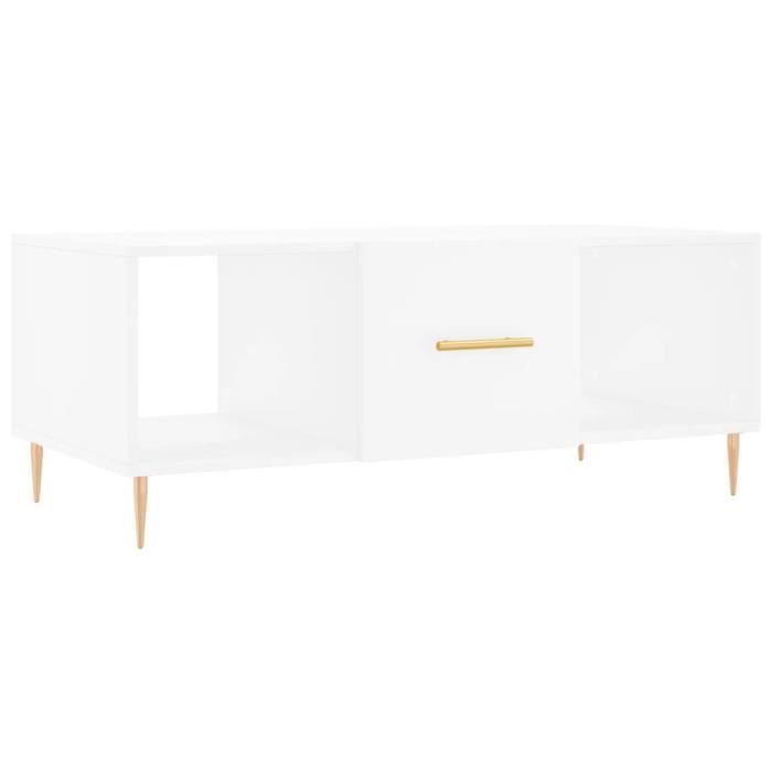 VidaXL Coffee Table White 102x50x40 Cm Engineered Wood 829284
