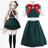 Аниме Danganronpa 2 Despair Sonia Nevermind Косплей школьный костюм для девочек JK School Uniform 5 шт. Полный комплект маскарадный костюм аниме