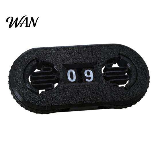 Number Wheel Lock Life Counter, 3D Printed Digital with Elastic Buckle, Two-Digit Health Stylish Storage Box Tracker Counter for Privacy Protection