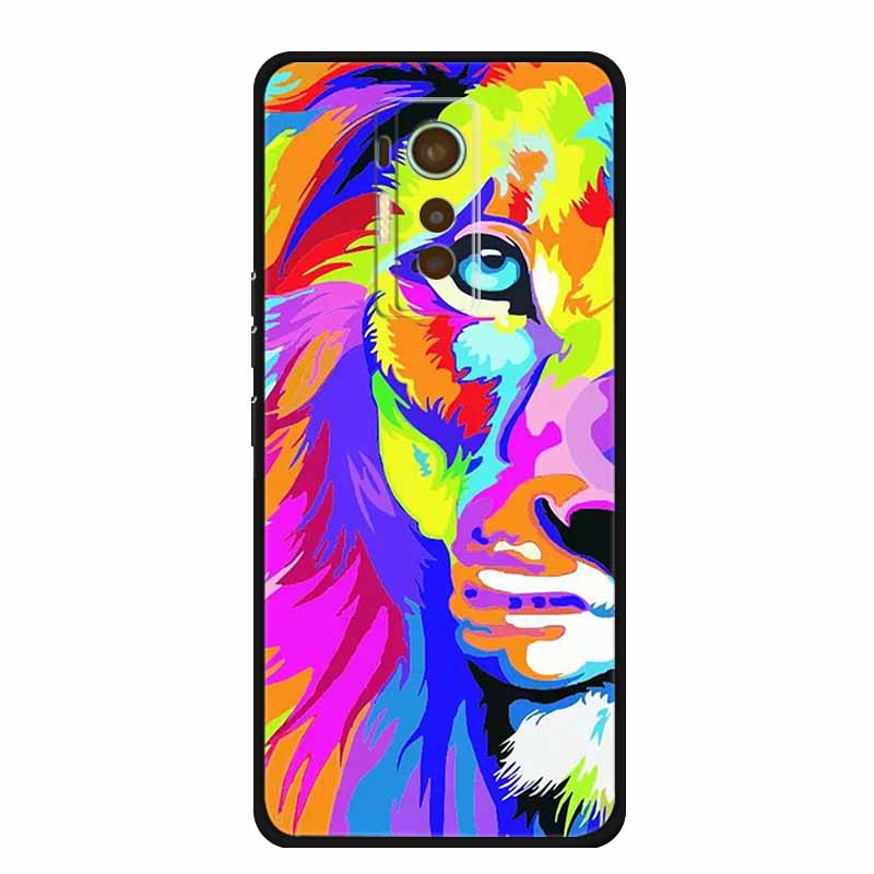 For Tecno Phantom X 2021 Case Luxury TPU Silicone Soft Cover Phone Cases for PhantomX 2021 AC8 Protection Cartoon Bumper Etui