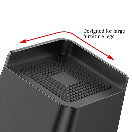 4 шт. 5/6-дюймовая подъемная опора для мебели, прочная опора для кровати, поддерживающая до 6000 фунтов, противоскользящая опора для стола, дивана, кресла, дивана, шкафа, подъемная опора для ног, повышающая высоту
