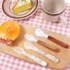 Kitchen Tool Condiment Conch Scoop Natural Caviar Ice Cream Dessert Spoon Teaspoon Fork Shell Spoon