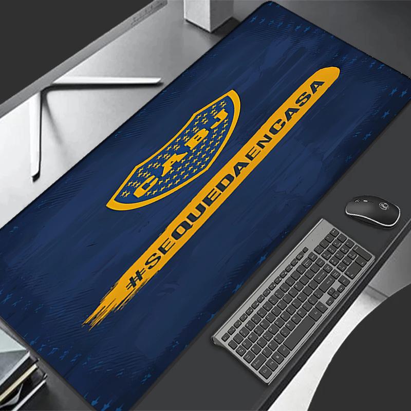 Club Atlético Boca Juniors Theme Premium Non-slip Mouse Pad with Stitched Edges,Durable Rubber Material,for Desktop & Gaming Great Gifts