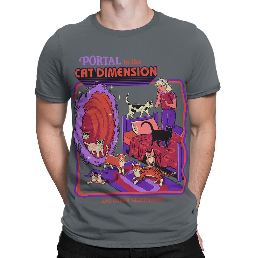 The Cat Diunisexsion 80s Quirky Cat Themed T Shirt Srt433