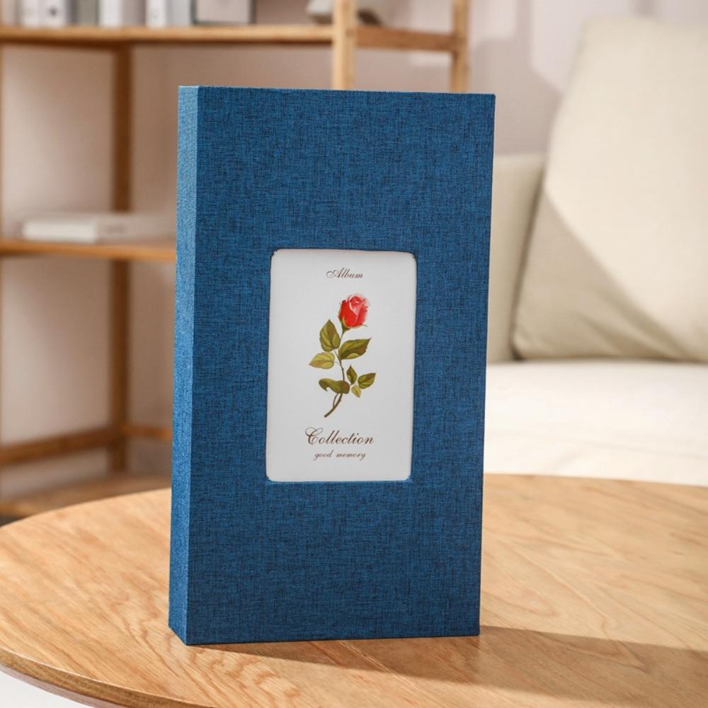 Linen Photo Album 6-Inch Picture Albums Slip-in Style Souvenir Photos Books Wedding