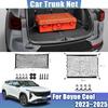 Автомобиль Для Geely Boyue Cool 2024 2025 Автомобильная сетка для багажника Нейлоновая шторка для багажника Эластичный карман для хранения багажа Автоаксессуары