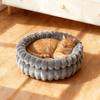 Warm Cat Sofa Bed Round Pet Sleeping Basket Dog Sleeping Mat Dog Kennel  for Cats and Dogs
