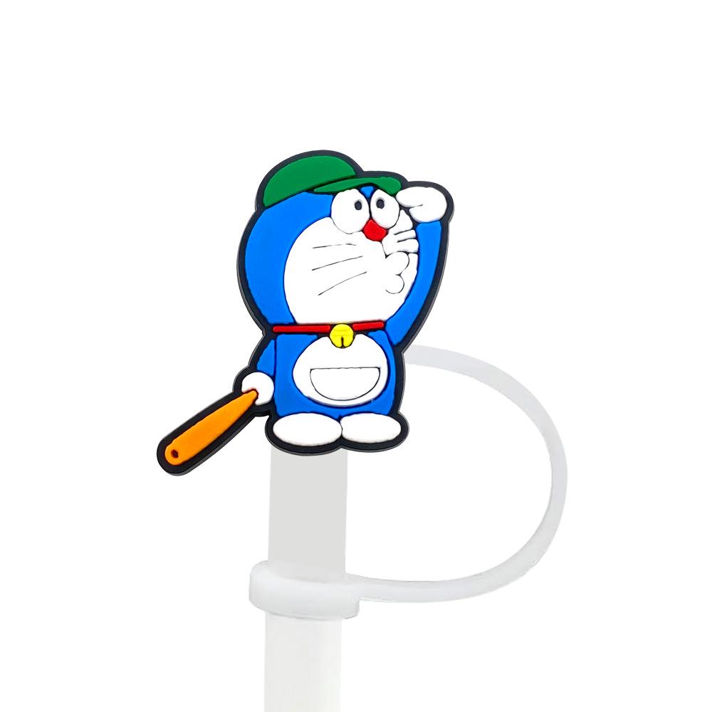 Заглушка для многоразовой соломинки Doraemon 8-10 мм - Мультяшный аксессуар