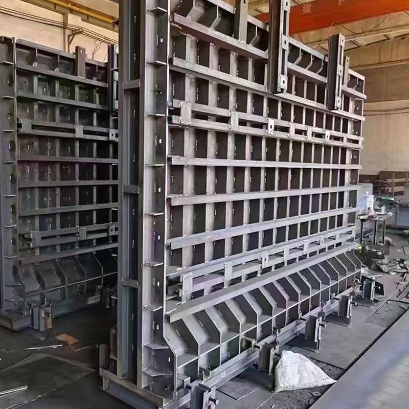 Prefabricated Cement Fence Assembly Mold: Integrated Concrete and Steel Form