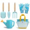 Подарочный набор садовых инструментов для детей Candy Color, лопата, совок, детский набор инструментов для посадки, грабли, вилы, детские садовые игрушки для девочек