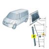 Защелка оконного проема для Vw Transporter T5 T6 Caddy OEM 2K0847781B 7H0847781B