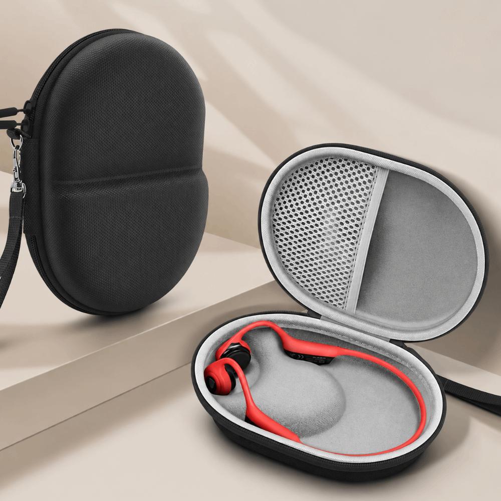 Portable Bone Conduction Headphone Box Shockproof Headset Carrying Case EVA Hard Case for Open Ear