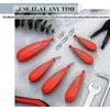 Fishing Practice Plug Fishing Casting Plug Baitcasting Rubber Practice Plug Suitable for Improving Casting Skill 6Pcs