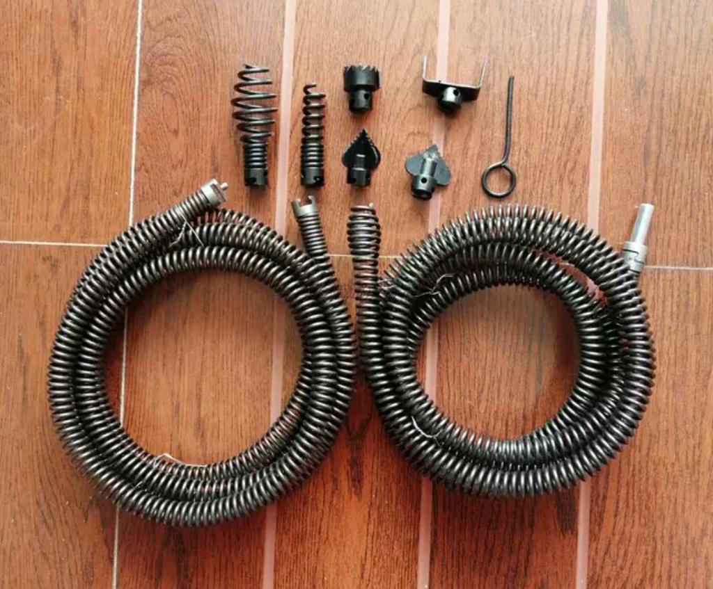 Электрический очиститель стоков - Гибкая пружина 16 мм для труб