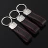 For Alfa Romeo Metal/Leather Car Logo Key Chain Keyring Auto Interiors Accessorie For Alfa Romeo 4C 159 166 Spider Giulia Giulie