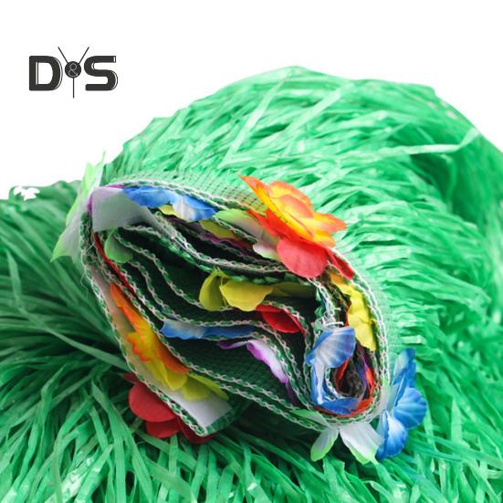 Юбка для стола, украшения для вечеринки в стиле Луау, принадлежности для тропической гавайской вечеринки, сувениры на цветочную летнюю пляжную тематику