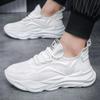 Summer Breathable Sneakers for Men Comfortable Mesh Running Shoes Fashion Casual Lace-up Tennis Shoes Korean Men Platform Shoes