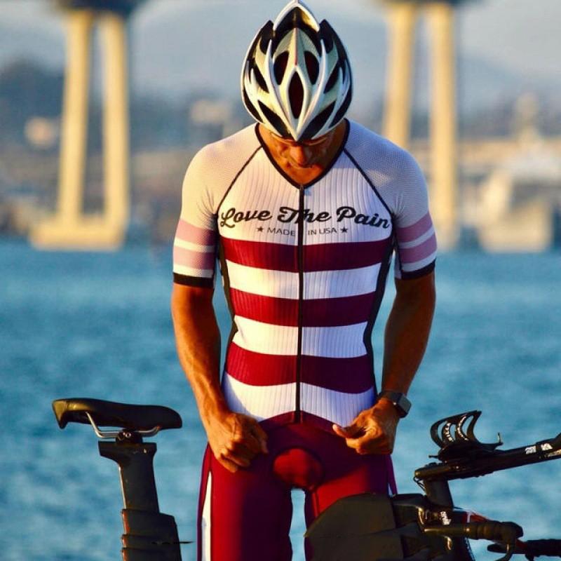 Men Women Triathlon Cycling Suit One-Piece Race Wear Winter Thermal Compression Outfit